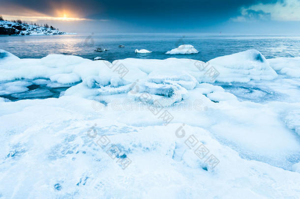 冰海景