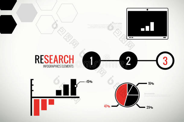 <strong>矢量</strong>研究<strong>统计</strong>和<strong>信息图形</strong>元素