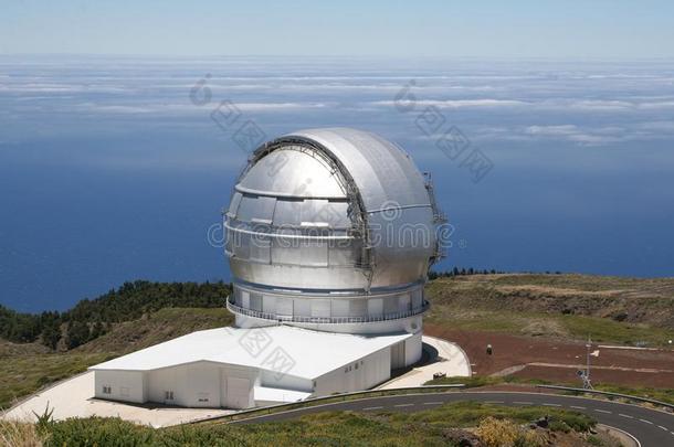 探索宇宙的现代天文台，西班牙拉帕尔马