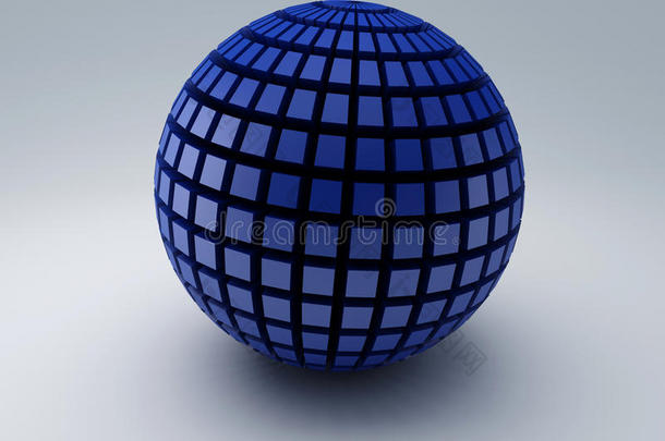 抽象三维球体