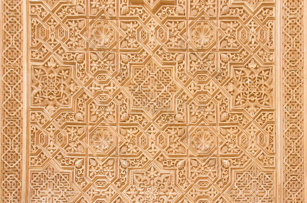 西班牙格拉纳达阿尔罕布拉的阿拉伯风情