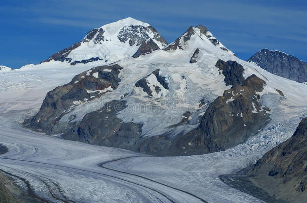 阿尔卑斯山最长的冰川