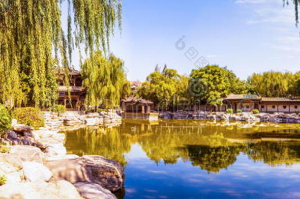 中国古典园林建筑中国古典园林西园风光