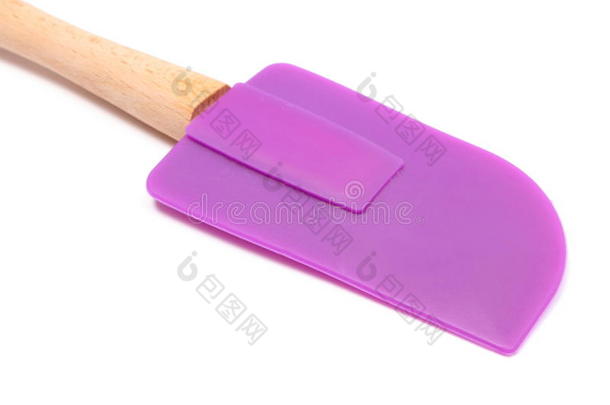 白色背景紫色硅胶厨房配件