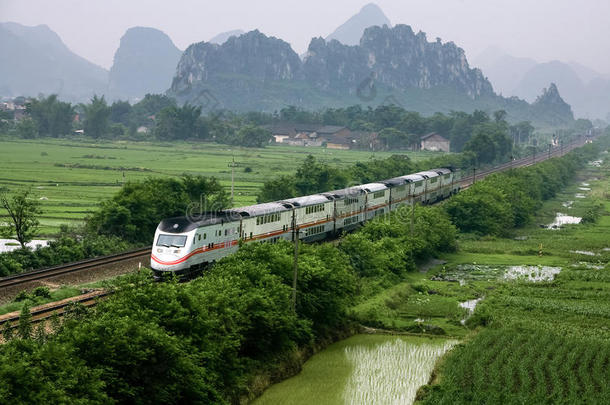 中国西南山区旅客列车