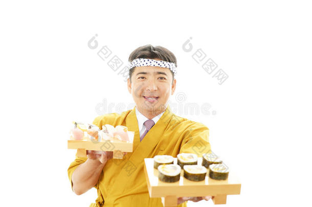日本<strong>寿司厨师</strong>