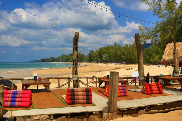 泰国科兰塔弗拉艾海滩海滩餐厅
