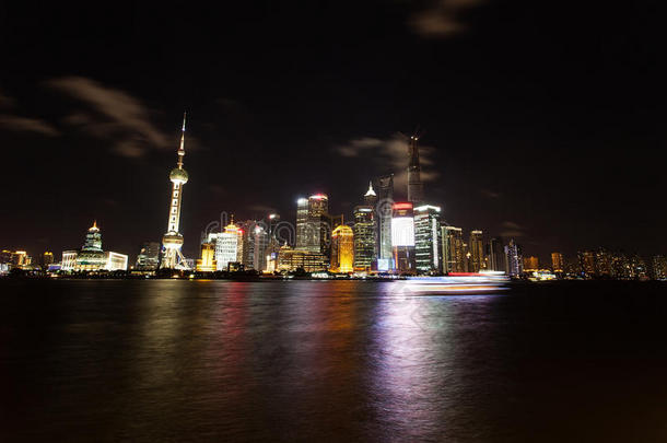 上海现代城市夜景