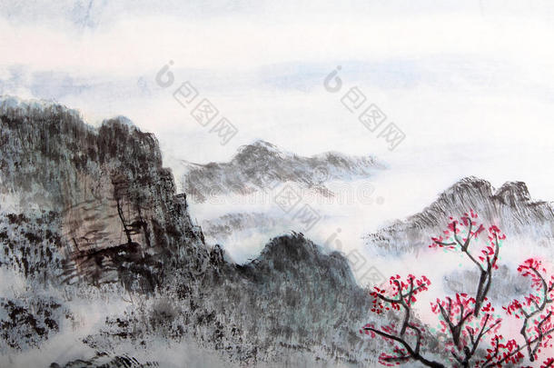 中国画、山水画