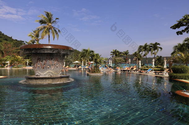 泰国菲菲罗达勒姆湾卡巴纳<strong>度假酒店</strong>内的热带植物