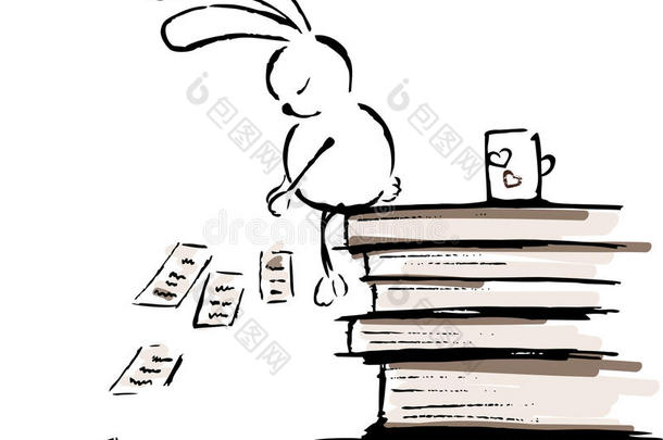 兔子和书