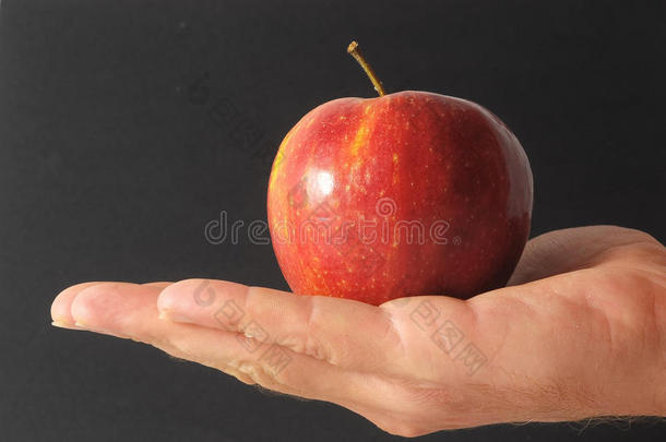 手上的苹果