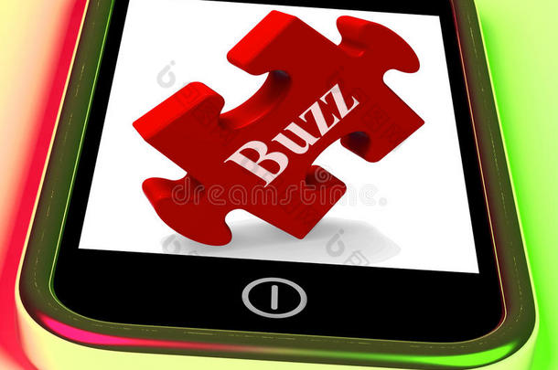 buzz智能手机意味着创造宣传和知名度