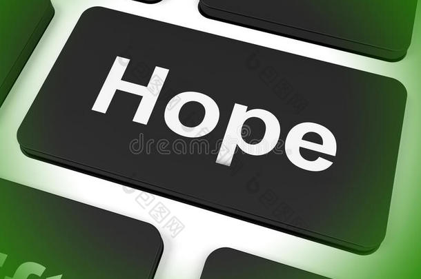 希望键表示希望、希望、希望或愿望