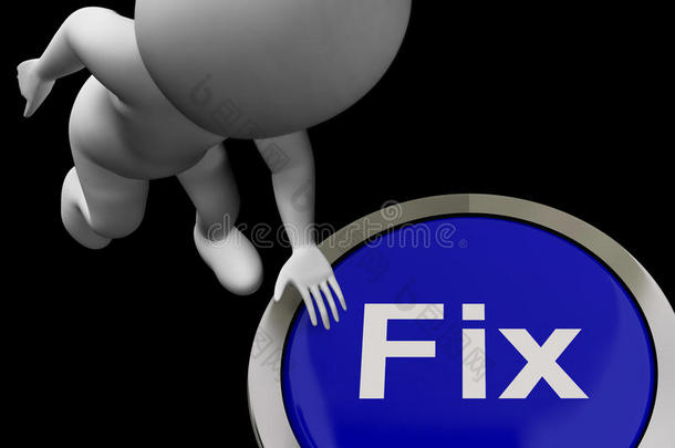 “修复”按钮表示修复、修复或恢复