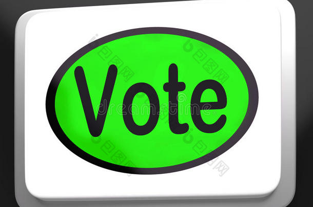 投票按钮显示选项投票或选择