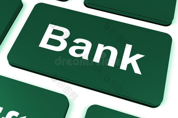 显示网上或网上银行的银行密钥