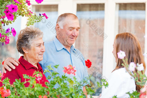 幸福的老夫妻