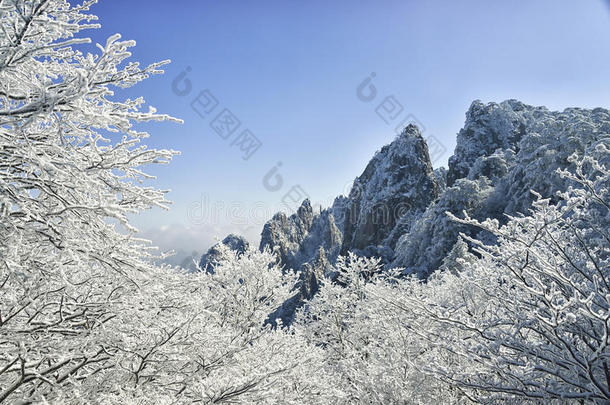 冬天的黄山