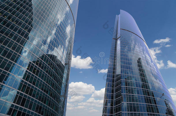 俄罗斯莫斯科国际商务中心（城市）摩天大楼