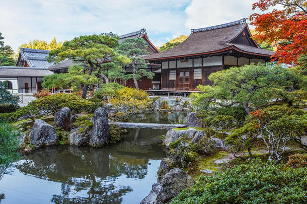 京都金阁寺千森开玉寺花园