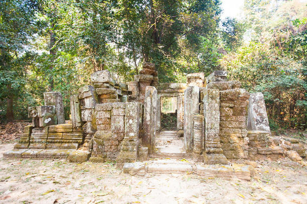 柬埔寨马德望市附近的wat ek金边寺
