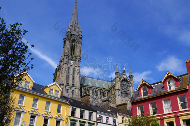 南爱尔兰科布的圣科尔曼新哥特式大教堂
