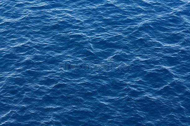 蓝色海洋<strong>水</strong>纹理