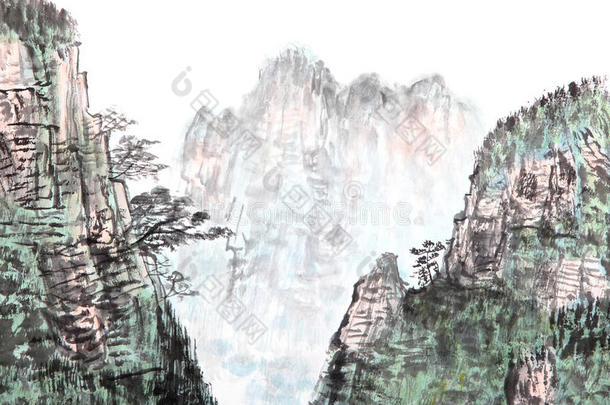 中国画、山水画