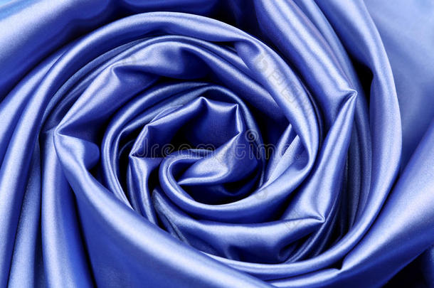 雅致的深蓝色丝绸