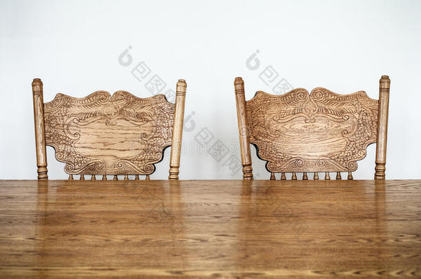 木制餐厅桌椅详图