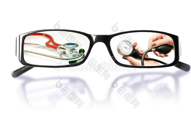 以医学为主题的眼镜<strong>图片</strong>