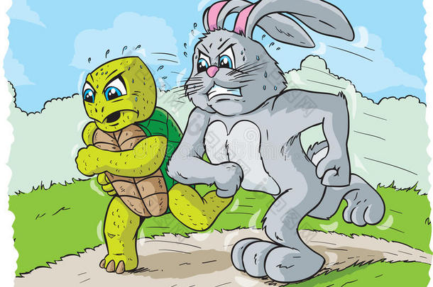 兔子和乌龟赛跑