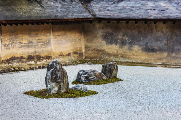 京都<strong>龙井</strong>寺的禅岩花园