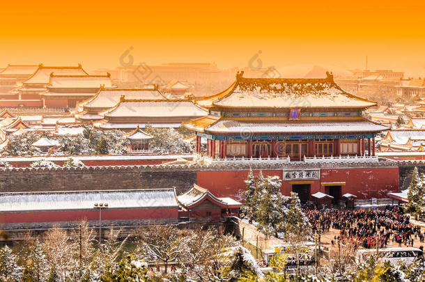北京冬日故宫