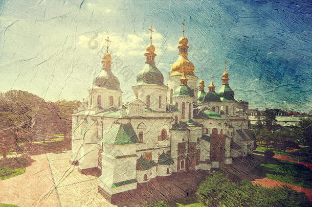 圣索菲亚基辅大教堂乌克兰