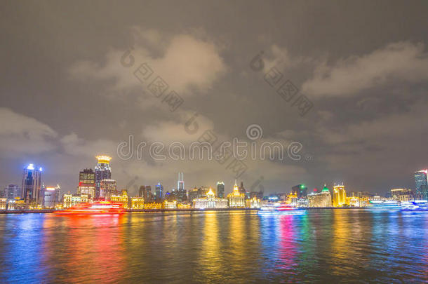 <strong>外滩</strong>，<strong>上海</strong>地标，夜景