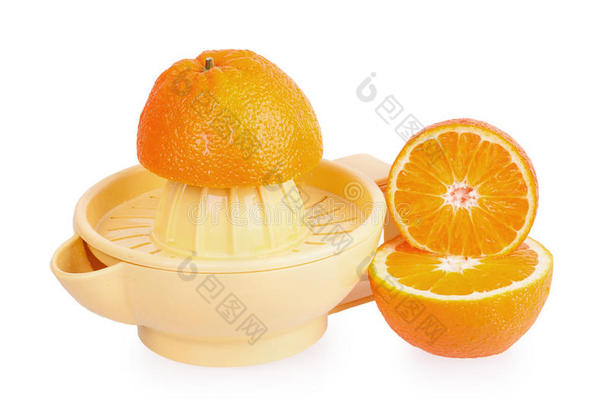 橘子塑料柑橘果汁机和橙子