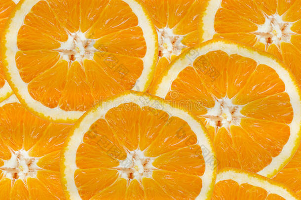 背景是柑橘类水果的橘子片
