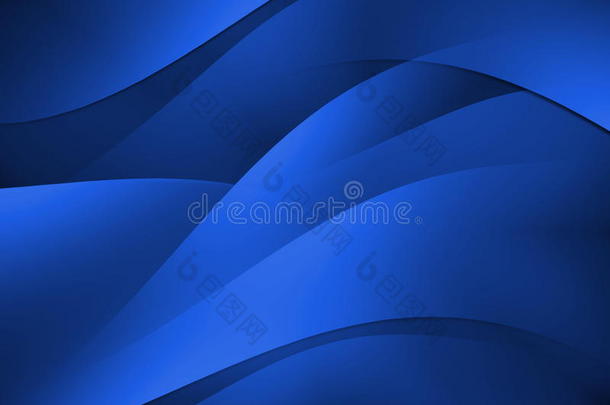 抽象曲线纹理海军蓝背景