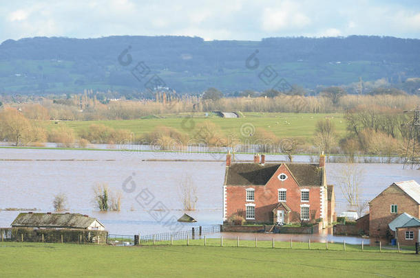 2014年2月英格兰发生<strong>洪灾</strong>