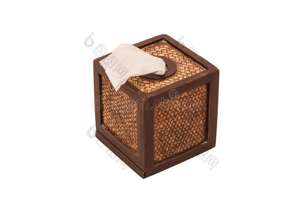 条状编织纸巾盒