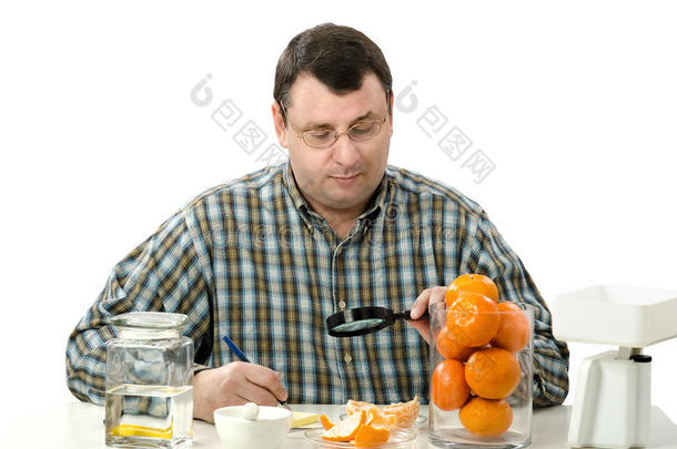 橘片外观检查