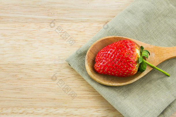 草莓木勺<strong>配餐</strong>巾