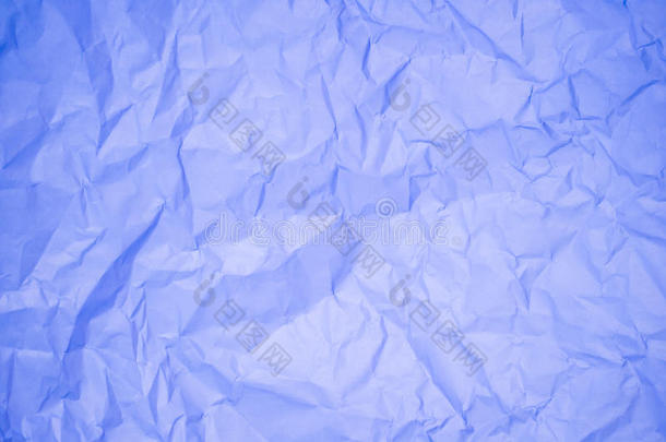 蓝色皱折纸