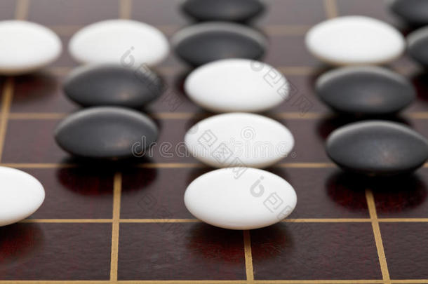 围棋比赛中石头的位置