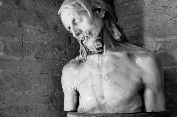 阿奎莱亚大教堂内的<strong>耶稣</strong>雕像