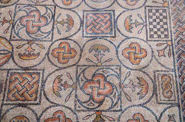 阿奎莱亚大教堂内的符号镶嵌
