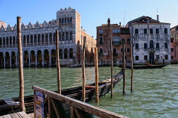 威尼斯，面向大运河的建筑景观