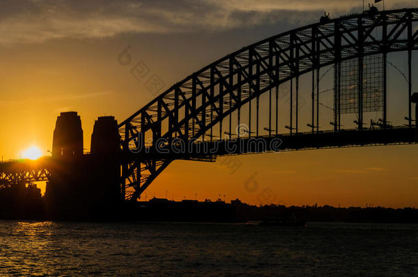 海港大桥。悉尼